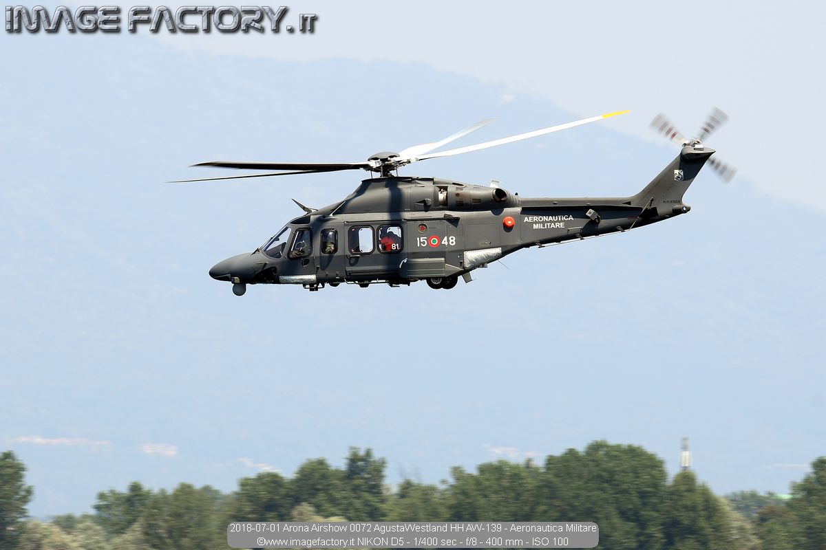 2018-07-01 Arona Airshow 0072 AgustaWestland HH AW-139 - Aeronautica Militare